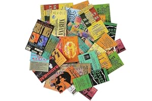 SHAMOPARTY 43 adesivi rock, biglietti da concerto, impermeabili, in vinile per decorazioni fai da te, graffiti Style Decals per moto, laptop, skateboard, bagagli, MacBook iPad