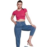 Lela Fitilli Bel Detaylı Kısa Kollu Dar Kesim Crop Bluz Bayan BLUZ 5864211