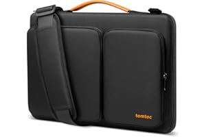 tomtoc 360° Custodia per Nuovo 16 Pollici MacBook Pro M4/M3/M2/M1 Pro/Max (2024-2019) A3403 A3186 A2991 A2780 A2485 A2141, Borsa Adatta a ASUS Vivobook 15/16, Dell Inspiron 15, 15" Lenovo IdeaPad Flex