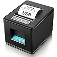 MUNBYN 80mm USB Receipt Printer, POS Printer with Auto Cutter ESC/POS Command Support Windows Mac(Only USB Interface)