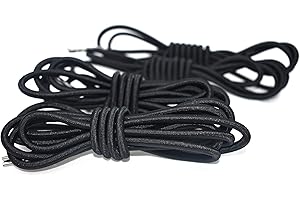 AZATEMGO Zestaw 4 linek zamiennych do leżaków ogrodowych, trwały elastyczny zamiennik leżaka, czarny