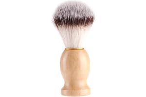 ELITE BEAUTY TOOLS & PRODUCTS Shaving Brush Traditional Men Shaving Brush Rich Lather Shave Brush Bristle Brush for Male Grooming, Barbers and Salon. Wet Shaving Brush for Men Using Shaving Cream, Foam & Soap (Wood)