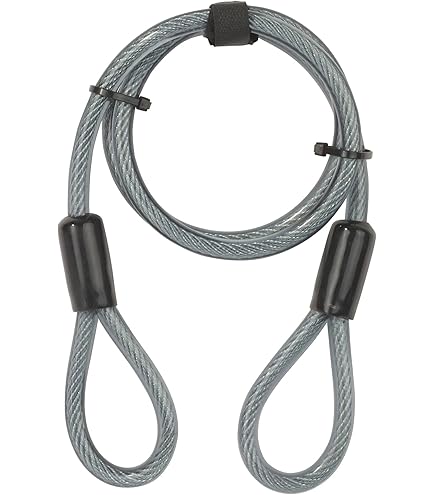 Antivol Vélo Câble Blindé LUMA - 0,85m X 12mm - 2 Clés - NEUF