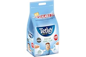 Tetley One Cup Decaf Tea, Pack of 440 Teabags