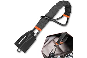 Tevlaphee Lenkradkralle, Lenkradschloss für Auto, Diebstahlsicherung Auto, Diebstahlsicherungen vom Lenkrad bis zur Gurtsteckdose, Strapazierfähig, Universelle Passform, 3 Schlüssel