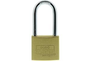 BURG WÄCHTER Vorhangschloss Magno 400 E hoher Bügel, 40/45 mm SB, 1 Stück,400 E HB 40 45 SB