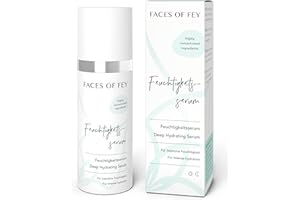 ‎FACES OF FEY Hyaluron Serum FACES OF FEY für Microneedling & Dermaroller - Deep Hydrating Serum - hochkonzentriertes Hyaluronserum mit 9-fach Feuchtigkeitskomplex - Veganes Feuchtigkeitsserum - 50ml
