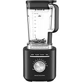 KitchenAid Pure Power Blender 2 L - 5KSB2073 Matte Black | Asimetrik bı&ccedil;aklar sayesinde buzlu i&ccedil;ecekler, ezilmiş buz ve sosla