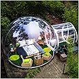 ZYJFP Inflatable Transparent Tent, Garden Igloo 360 Dome, Single layer With closed air passageOutdoor Luxurious Transparent Inflatable Bubble Tent Family Camping Backyard (customizable),3M
