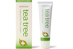 Nelsons Tea Tree Cream (30ml), Natural Face & Body Cream with Australian Tea Tree Oil for Skin, Widely Considered A Natural Antiseptic and Antifungal, Fragrance Free, Paraben Free