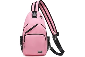 SUIKIHUM Convertible Sling Bag Crossbody Backpack, Bags with Headphone Jack Shoulder Bag
