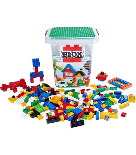 Simba Blox 20 Bauplatten – Mit Je 32 Noppen, 4 Farben, Für Kinder Ab 3 Jahren