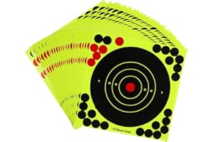 BESPORTBLE Selbstklebende Splatter Zielscheiben - 30 Stück Splatter Target Aufkleber für Bogenschießen - Für Präzises Schießtraining Indoor Outdoor