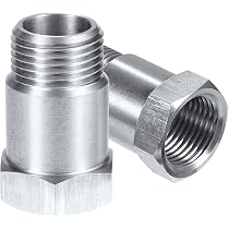 Adaptateur Capteur O2 – 2 Entretoises M18×1.5 De 32 Mm Pour Améliorer Consommation