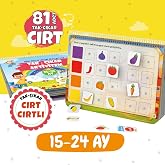 &Ccedil;ocuğumun Tak - &Ccedil;ıkar Cırt Cırtlı Aktivite Kitabı 15-24 Ay, Okul &Ouml;ncesi Eğitim, 80 Adet Cırt