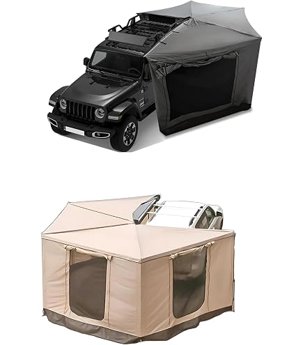 prime wing 270 grad markise Tech 270° Driver's Side Awning 250 cm ADVENTURE AL Color:Scranton Wasserdichtes Sonnensegel Mit Solar-LED-Lichterkette