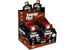 VICTORY ENDURANCE Energy Up Gel Cafeína Sabor Cola, con cafeína, con plus de sodio, Energía inmediata, 40 g (Paquete de 24) (WVE.129130)