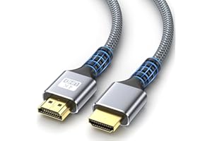 looyotul 4k Cable HDMI 5m Alta Velocidad HDMI 2.0 Cable 4K@60HZ de retorno de audio y video conector dorado 3D Arc se utiliza para televisión de ultra alta definición Xbox PS4/PS5,etc.(Plateado)