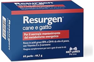NBF Lanes | Resurgen Cane e Gatto, 60 Perle Appetibili, per il Normale Mantenimento del Metabolismo Energetico