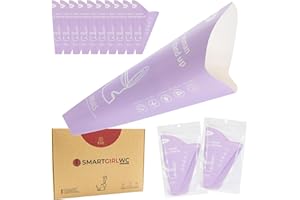 EVE Coni per Pipì Donna USA e Getta – Orinatoio Portatile Femminile in Cartoncino Compostabile BPA Free, Igienico e Facile da Usare in Viaggio