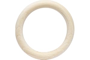 Meyercordt GmbH Anneau en bois, couleur naturelle, env. Ø 10 cm