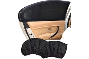 Flaconi 2PCS Tendine Parasole Auto Bambini,Parasole Auto Bambini per Finestrini Laterali Posteriore Universali Block Raggi UV,Tessuto Spandex Traspirante,Adatto per la Maggior Parte Delle Modelli