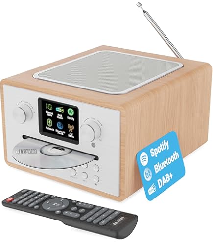 Internetradio | Denver (Bluetooth, Cd-speler, DAB , FM, AUX, USB, Zwart
