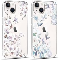 Custodia Trasparente Morbida In Silicone TPU Per IPhone 13 6,1 Pollici, Con Motivo Fiore, Antiurto