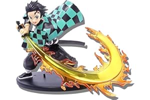 Demon Slayer Figur, Tanjiro Anime Figuren, Tanjiro Figur, PQKL-party Demon Slayer Spielzeug Charakter Modell Tanjiro Figuren,Demon Slayer Anime Figur Desktop Dekoration, Geburtstagsgeschenk für Kinder