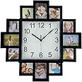 Timelike DIY Frame Clock, DIY Wall Clock Modern Design DIY Photo Frame Clock Plastic Art Pictures Clock Unique Klok Home Decor - Make Your Own Multi-Photo Clock