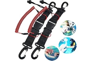 Taipintee 2 Pièces Plongée sous Marine Sangle Longe, ​Caméra Plongée Sangle Longe, avec Clips Dégagement Rapide pour Cordon, pour l'appareil-Photo de Plongée