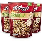 Kellogg's Beyaz &Ccedil;ikolata Par&ccedil;acıklı&Antep Fıstıklı Granola 300Gr x 3 Adet,%46 Yulaf i&ccedil;erir, Lif Kaynağı