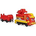 Mighty Express Push-and-Go Train Freighter Nick with Freight Wagon, Hand-Operated Train to the Popular TV Series, from 3 Years