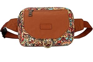 BAOSHA Voyage taille portefeuille sac sport fanny pack passeport titulaire pour femmes YB-02, multicolore, M
