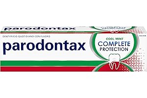 Parodontax Complete Protection Cool Mint, Dentifricio Quotidiano con Fluoro, 8 benefici studiati specificatamente per Gengive più Sane e Denti più Forti, 75 ml​