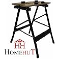 HH Home Hut Portable Folding Workbench - Versatile Woodworking Bench, Ideal for DIY Projects, Workmate Compatible - Foldable Wood Clamping Work Benches Woodwork