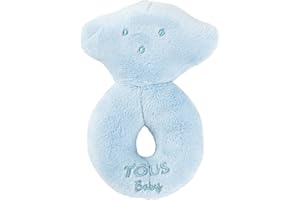 Tous Baby- Oso sonajero, Color Celeste (T.Bear-601_00067_0/36M)