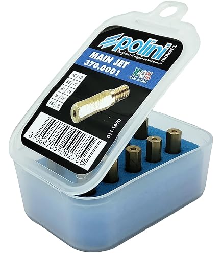 Set Ugelli Carburatore Polini Per Keihin PWK E CP | 10 Pezzi | Misure 40-58 | Per Moto 50cc - Foto 2