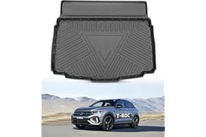 ‎LANGBEAN LANGBEAN Untere Kofferraummatte für VW T-ROC 2025 2024 2023 2022 2021 2020 2019 2018, Kofferraum Schutzmatte Hinten Original T-ROC aus TPE mit Hohem Rand, Rutschfestes und Wasserdichtes