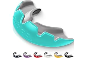 ‎LOBLOO lobloo SLICK Zahn-/Mundschutz Kampfsport für Hoch-Kontakt-Sport wie MMA Hockey Fußball Rugby, Dual Density Mouthguard mit doppelter Dichte, Eine Größe für Herren Damen Kinder ab 10-13 Jahre, Mint