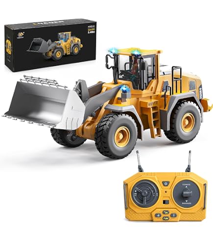 Toyland® 1:24 Tracteur rose télécommandé avec lumières et chargement USB - Batterie rechargeable incluse - Véhicule de ferme pour l'intérieur et
