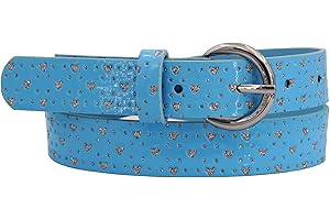 EANAGO Ceinture pour enfant "Rêve des fées" pour fille (maternelle et primaire, 5-10 ans, tour de hanches 57-72 cm), taille de la ceinture 65 cm, avec strass