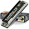 East top Lucky 13 Bass Plus Blues Harmonica 13 Holes Diatonic Harp Mouth Organ Professional Richter harmonica G key for Adults