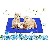 Kühlmatte Für Hunde - Selbstkühlende Unterlage 62x50cm Für Haustiere Bei Hitze