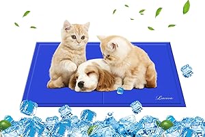 Lauva Mata chłodząca dla psa, średnia, samochłodząca mata żelowa, podkładki z zimnym lodem, nietoksyczna dla dorosłych, poduszka na sofę, zwierzęta domowe, letni materac do spania dla kotów,