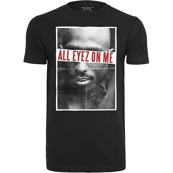 Tupac T Shirt 2Pac all Eyez On Me Logo Nuovo Ufficiale da Donna Boyfriend Fit Size XXL