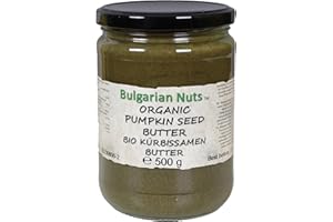 BULGARIAN NUTS 500 g Bio-Kürbiskernbutter, frei von - Gluten, Emulgatoren, Palmöl, Zucker, Konservierungsstoffen