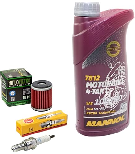 Yamaha MT125 Service Kit MOTUL Öl HIFLO Filter Zündkerze Yamaha MT-125 Baujahr 2015 Bilder Und Technische Daten 10w50 Motul