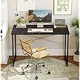 QARA Wood, Computer Table for Home Office,Study Table, (36X24) Inch,Study Table, Computer Desktop,Laptop Table,Office Desk,Workstation (Granite Black- Crysta)
