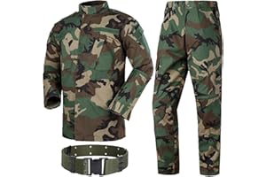HANSTRONG GEAR H World Shopping Taktische BDU-Kampfuniform, Jacke und Hose, Anzug für Armee, Militär, Airsoft, Paintball, Jagd, Schießen, Kriegsspiel, Wüste, Digital (AOR1